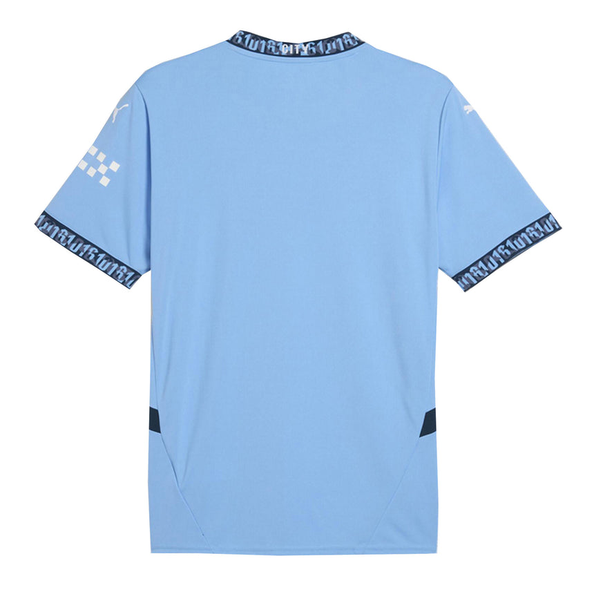 PUMA Men's Manchester City Home 2024/25 Jersey Light Blue/Marine Blue Back