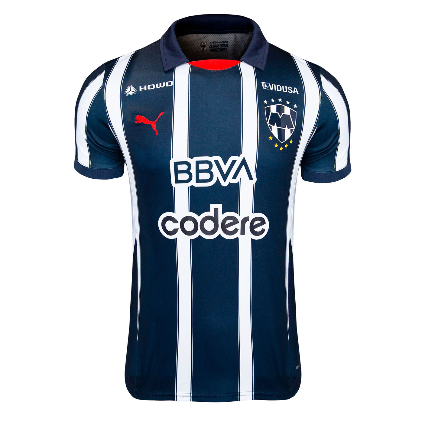PUMA Men's Monterrey 2024/25 Authentic Home Jersey Navy/White Front