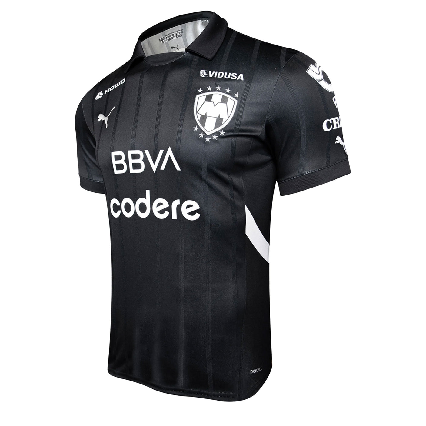 PUMA Men's Monterrey 2024/25 Third Jersey Black/Silver Front