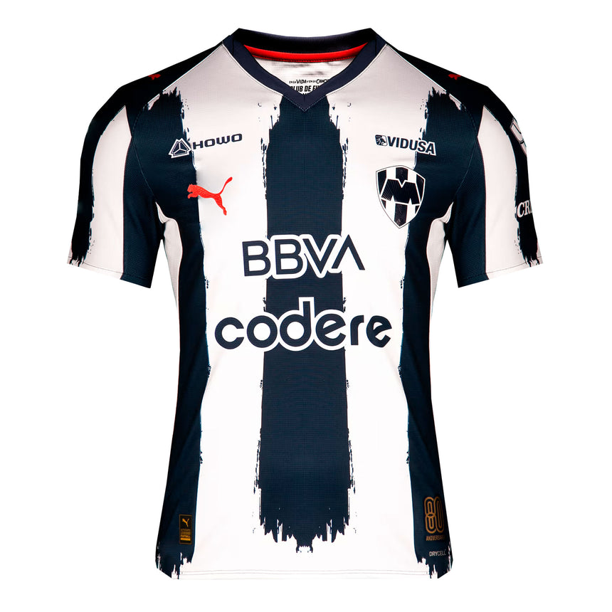 PUMA Men's Monterrey 2025/26 Authentic Home Jersey Blue/White Front