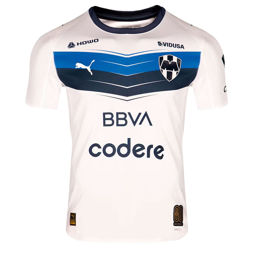 PUMA Men's Monterrey 2025/26 Away Jersey White Front