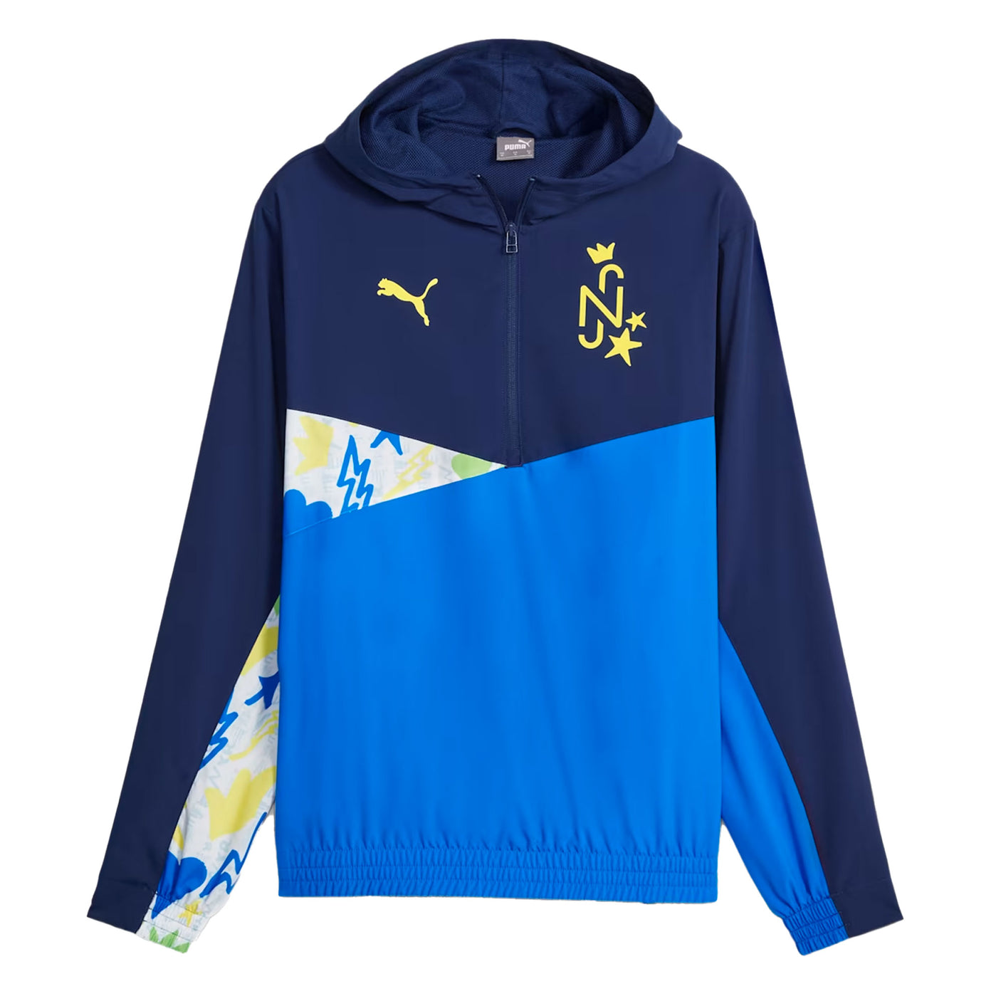 PUMA Men's Neymar 2023/24 INS Woven Top Blue Front