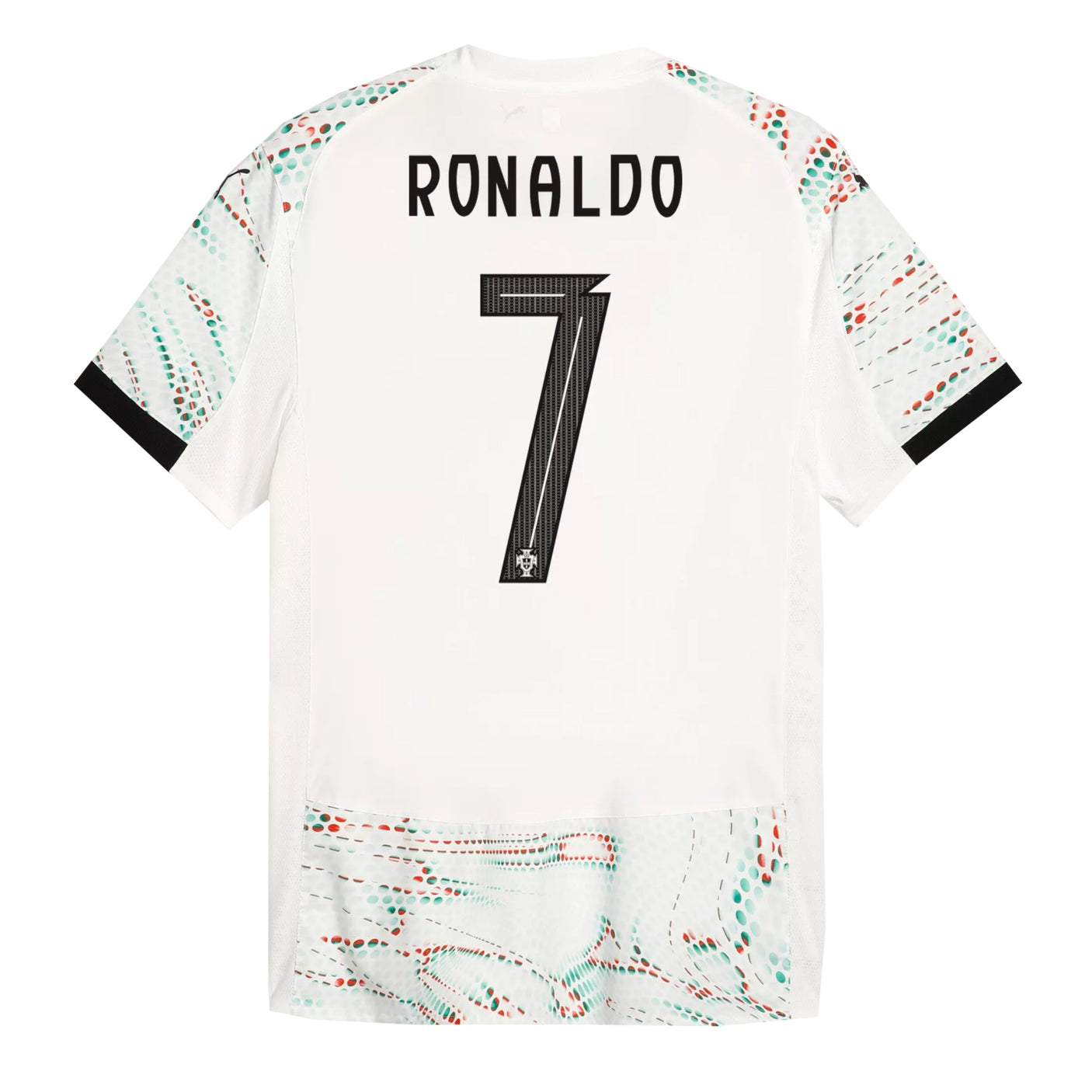 PUMA Men's Portugal 2025/26 Authentic Away Jersey w/ Ronaldo #7 Printing Back