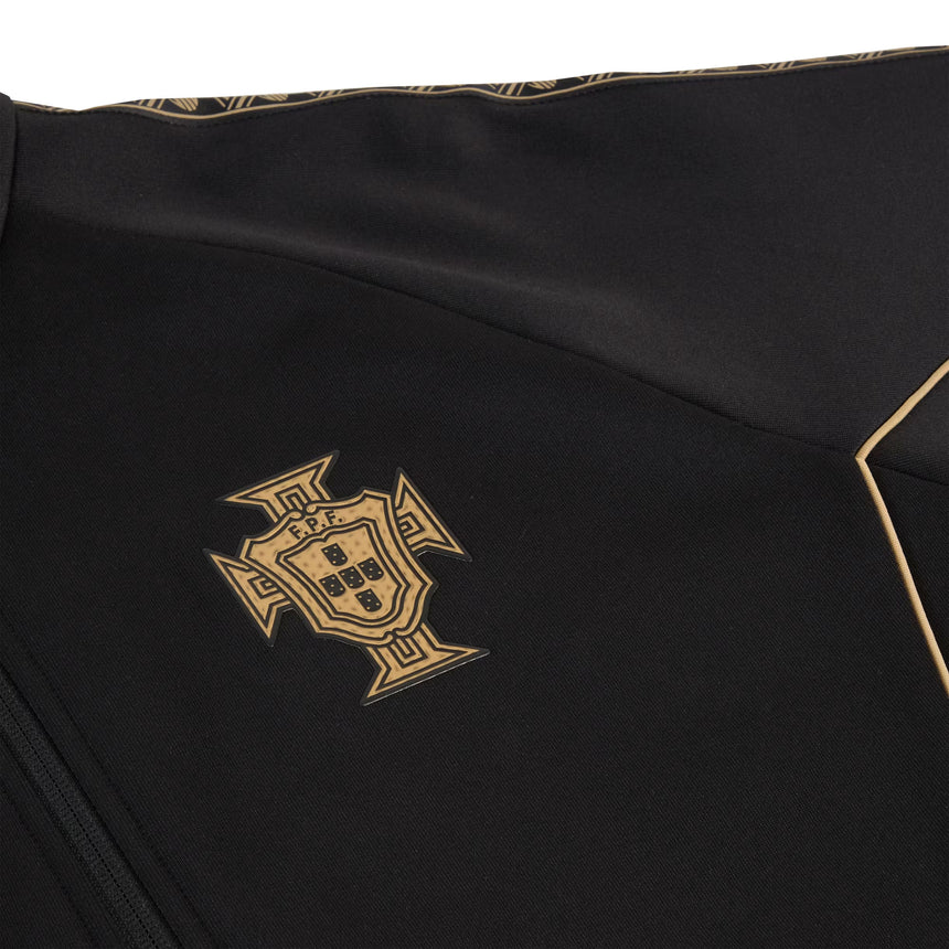 PUMA Men's Portugal 2026 Special Edition Anthem Jacket Black/Gold Crest