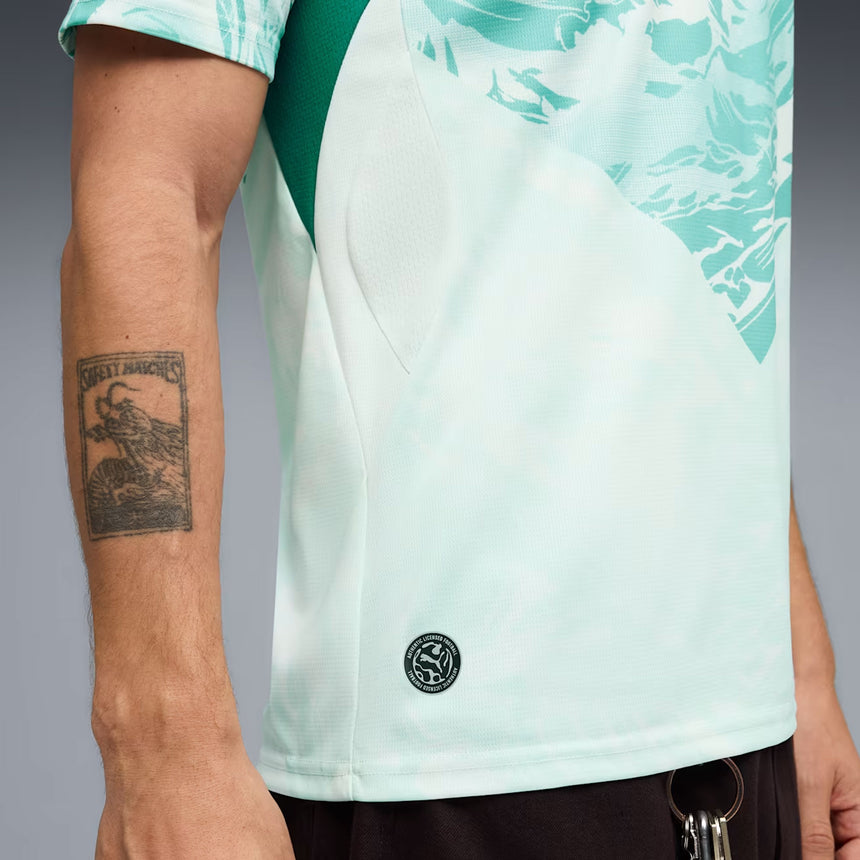 PUMA Men's Portugal World Cup 2026 Away Jersey White/Green Lagoon Hem