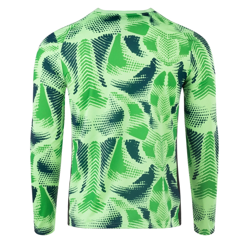 PUMA Men's Team Target Goalkeeper Long Sleeve Jersey Fizzy Lime/Black Back