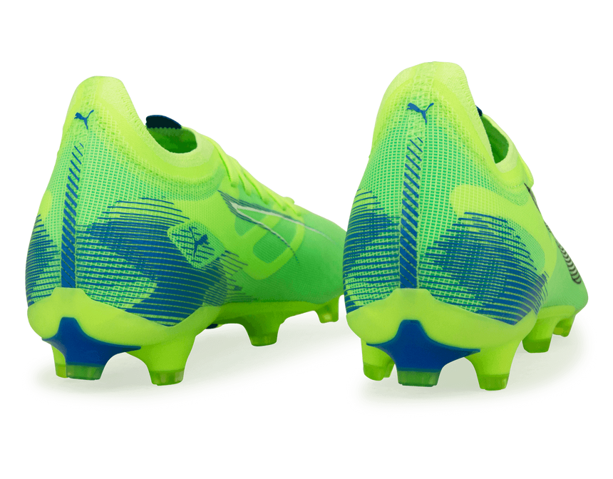 PUMA Men's Ultra 5 Match FG/AG Fizzy Apple/Puma White Rear