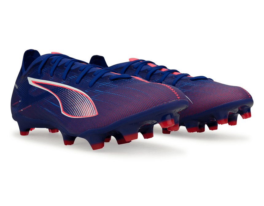 PUMA Men's Ultra 5 Match FG/AG Lapis Lazuli/White Together