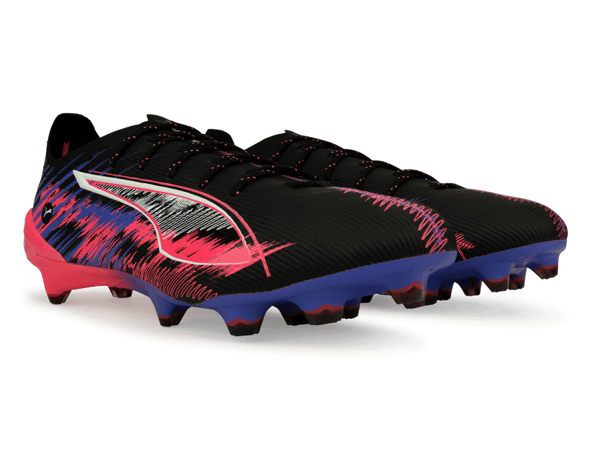 PUMA Men's Ultra 5 Ultimate F1 FG Black/Sunset Glow Together