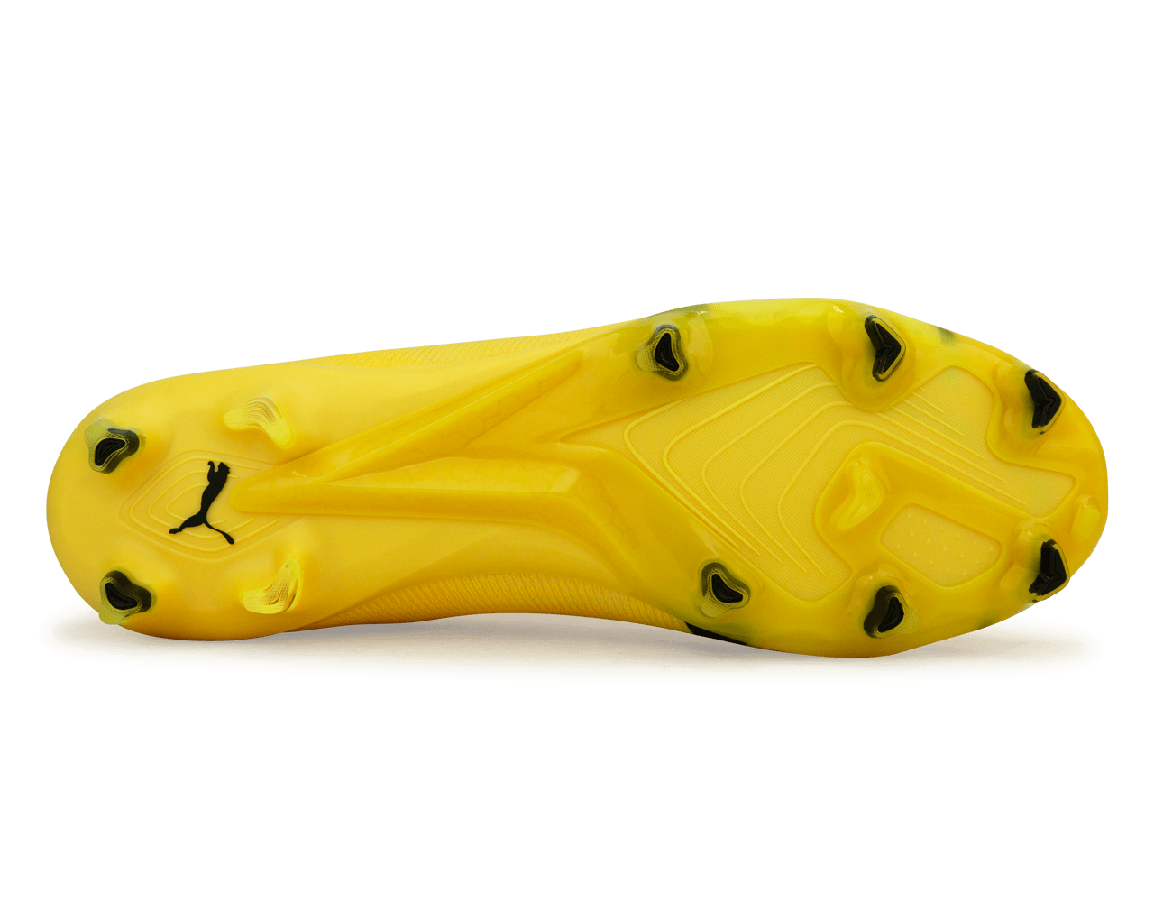 PUMA Men's Ultra Ultimate FG/AG Yellow Blaze/Black Sole
