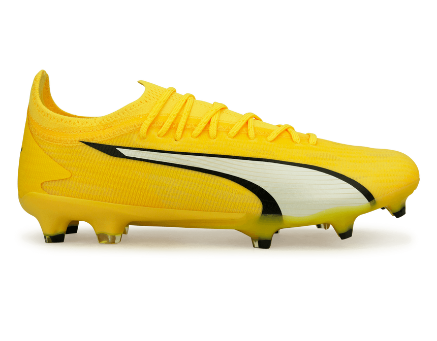 PUMA Men's Ultra Ultimate FG/AG Yellow Blaze/Black
