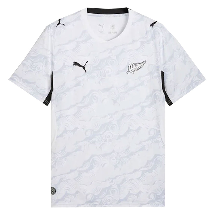 PUMA New Zealand Men's Away Stadium 2026 Jersey White/Silver Mist Front