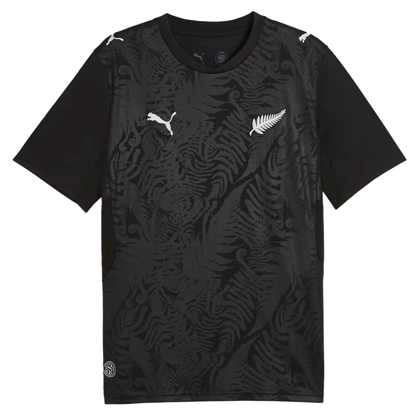 PUMA New Zealand Men's Home Stadium 2026 Jersey Black/Silver Front
