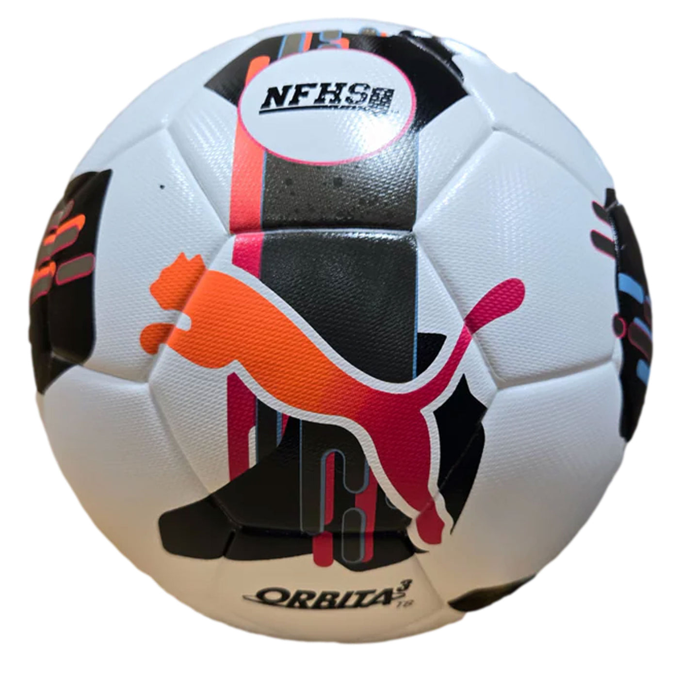 PUMA Orbita 3 TB NFHS Ball White/Multi Color Front