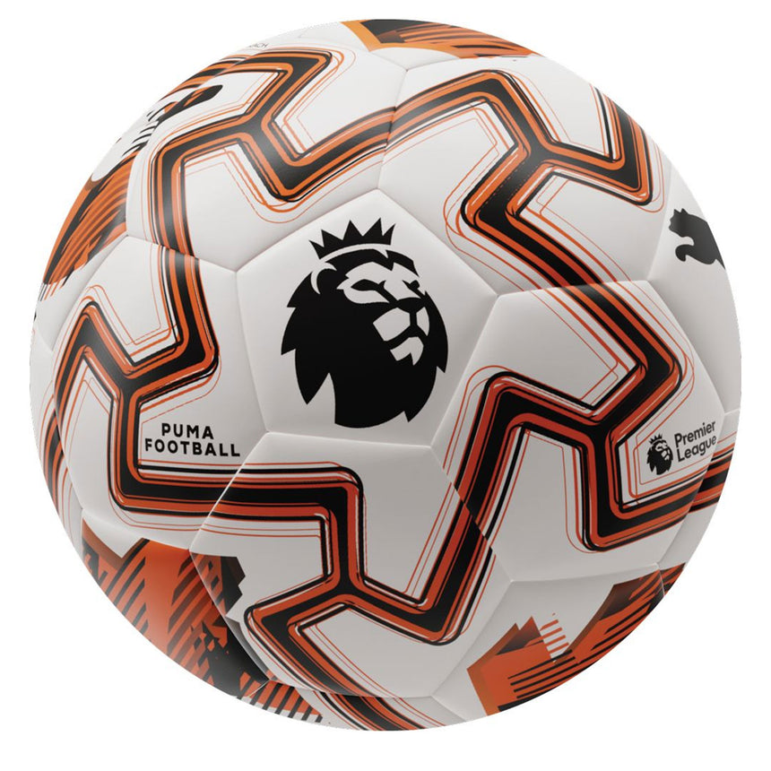 PUMA Orbita Cup Premier League 2025/26 Brilliance Ball White/Orange/Black Front