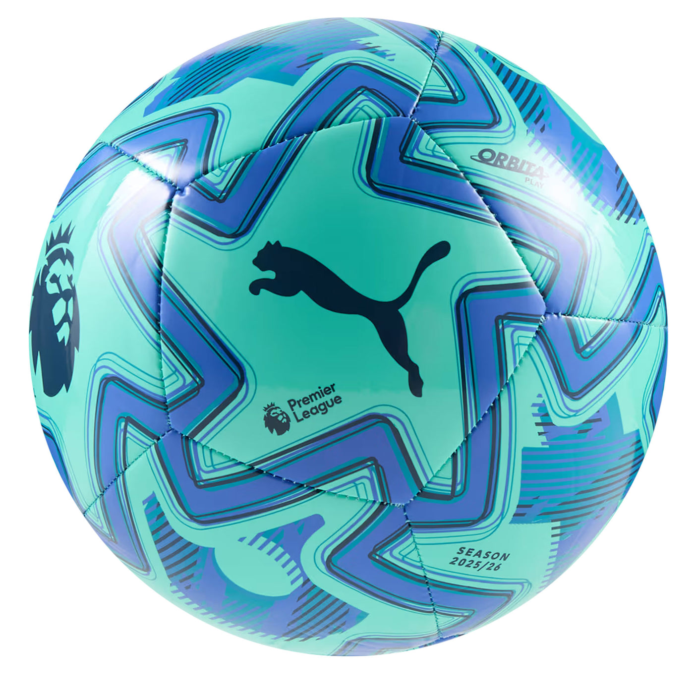 PUMA Orbita Play Premier League Brilliance Ball Mountain Blue/Black Front