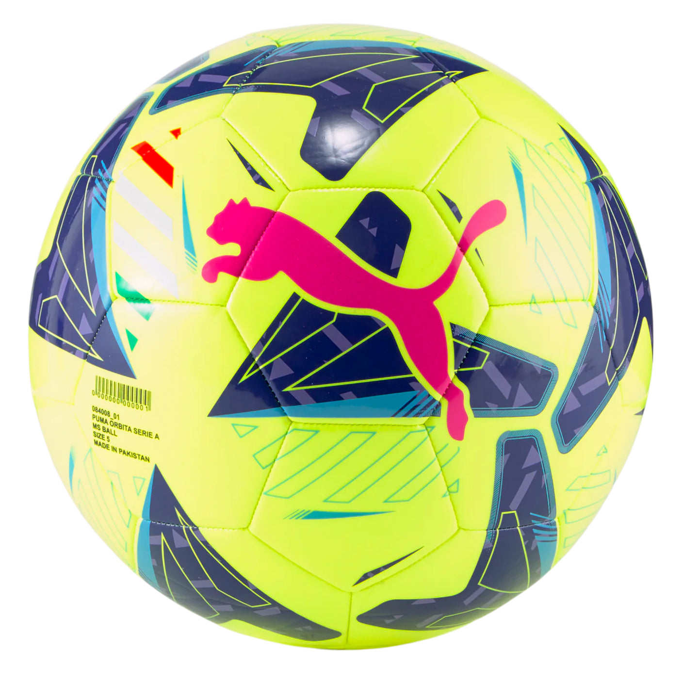 PUMA Orbita Serie A 2022/23 MS Ball Yellow/Purple Back