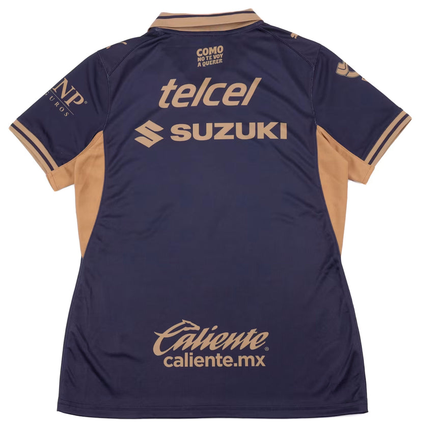 PUMA Pumas UNAM Women's Home Stadium 2026/27 Jersey Navy/Gold Back