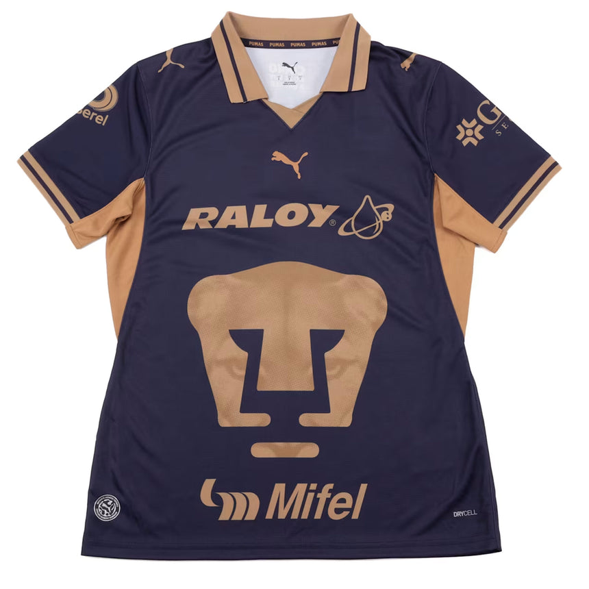 PUMA Pumas UNAM Women's Home Stadium 2026/27 Jersey Navy/Gold Front