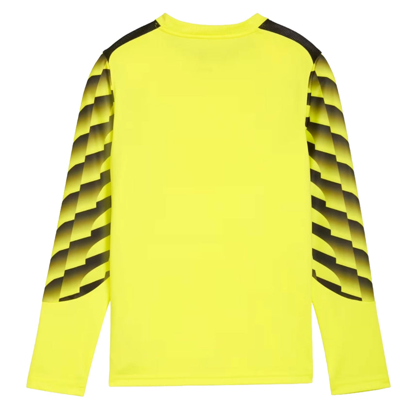 PUMA Teamliga Kids 26 Goalkeeper Long Sleeve Jersey Yellow/Black Back