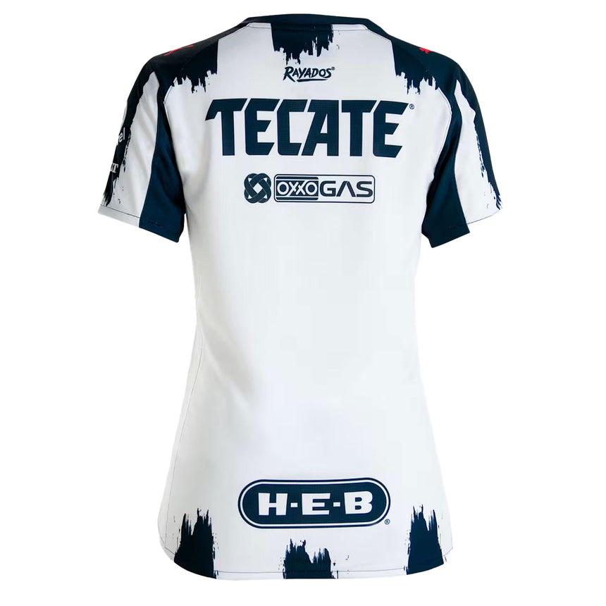PUMA Women's Monterrey 2025/26 Home Jersey White/Navy Back
