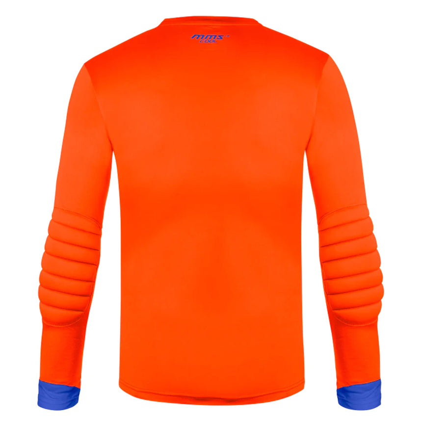 Reusch Kids Match Long Sleeve Padded Goalkeeper Jersey Orange/Blue Back