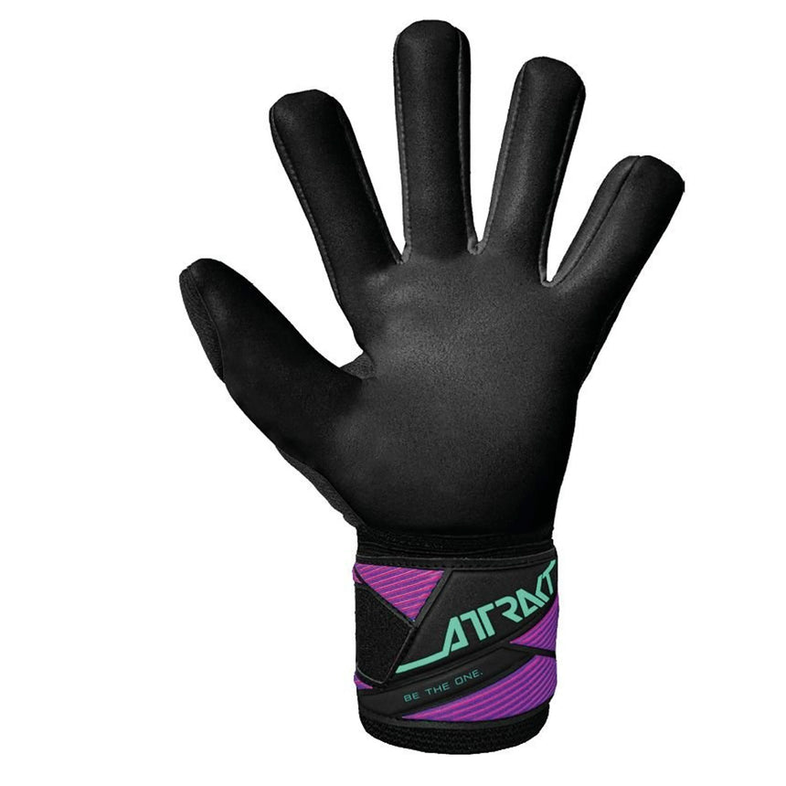 Reusch Men's Attrakt Duo Pulse Goalkeeper Gloves Black/Turquoise Back