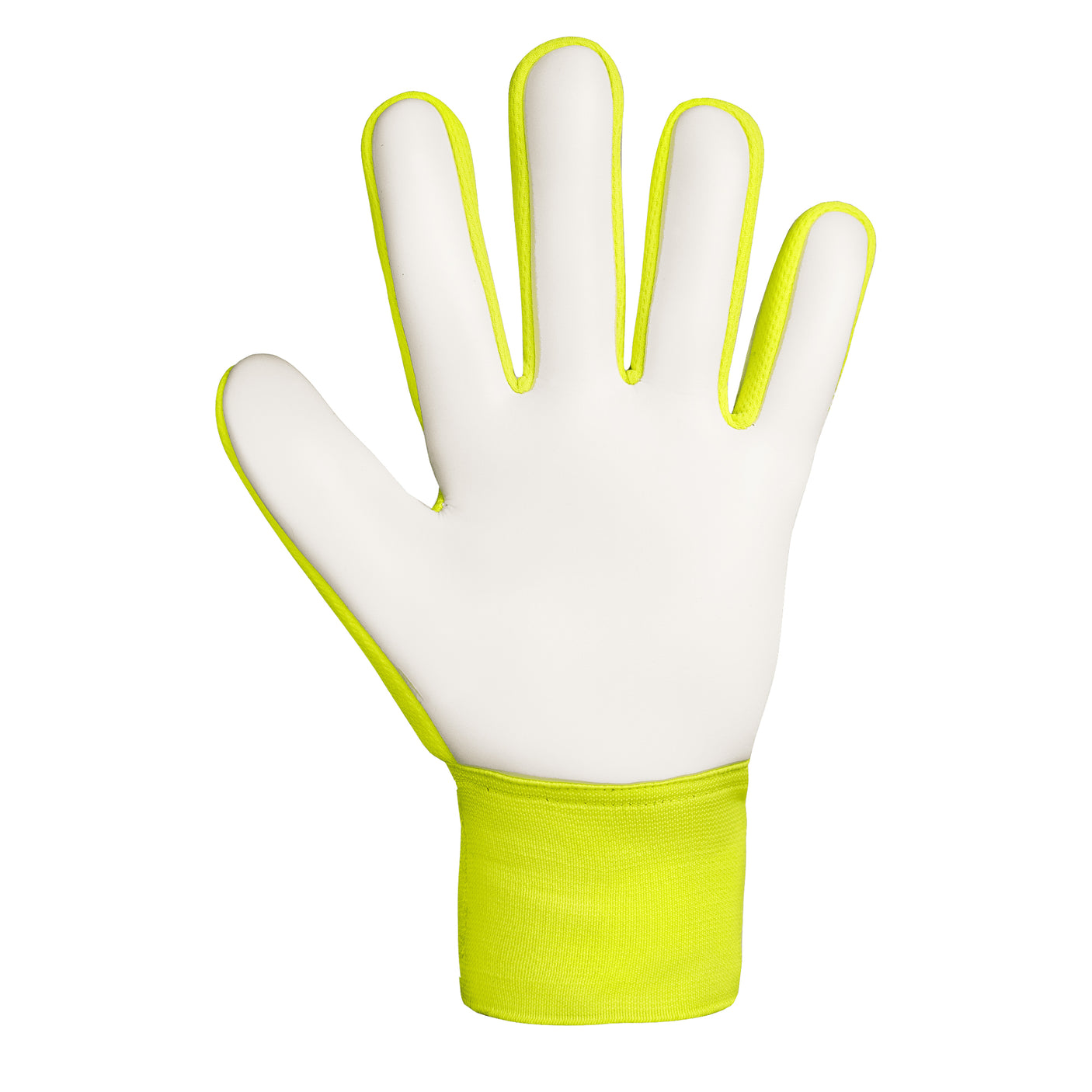 Reusch Men's Attrakt Solid Fingersave Goalkeeper Gloves Volt/Black/Silver Back