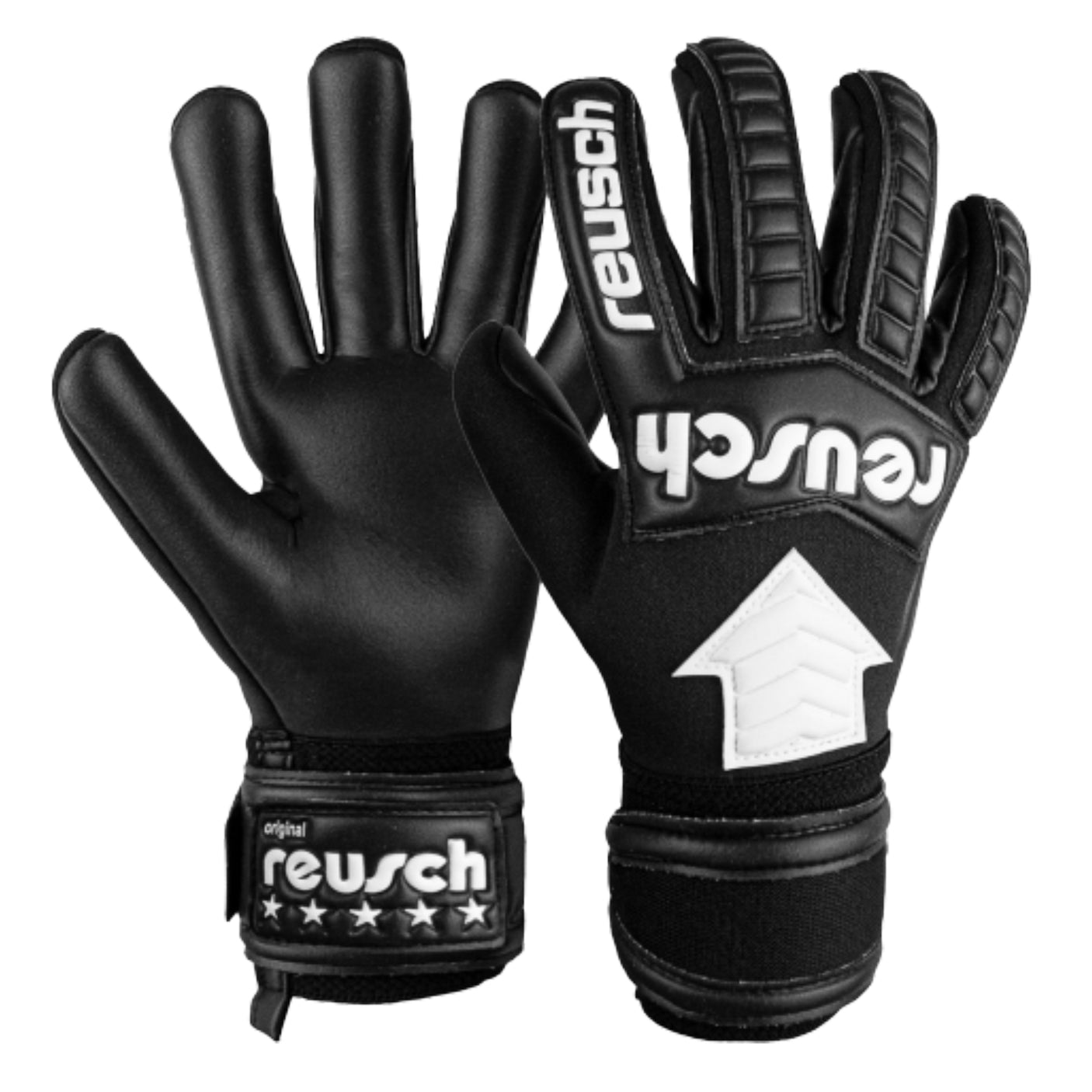 Reusch Men's Legacy Arrow Gold X Goalkeeper Gloves Black/White Both
