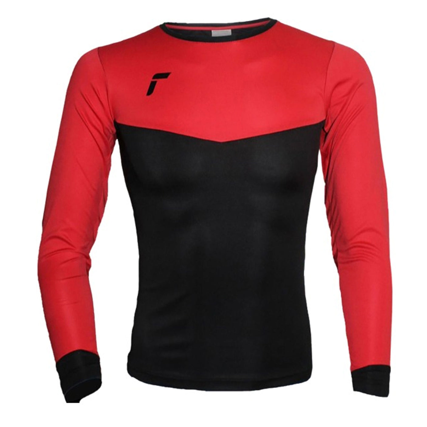 Reusch Men's Match II Padded Goalkeeper Jersey Red/Black Front