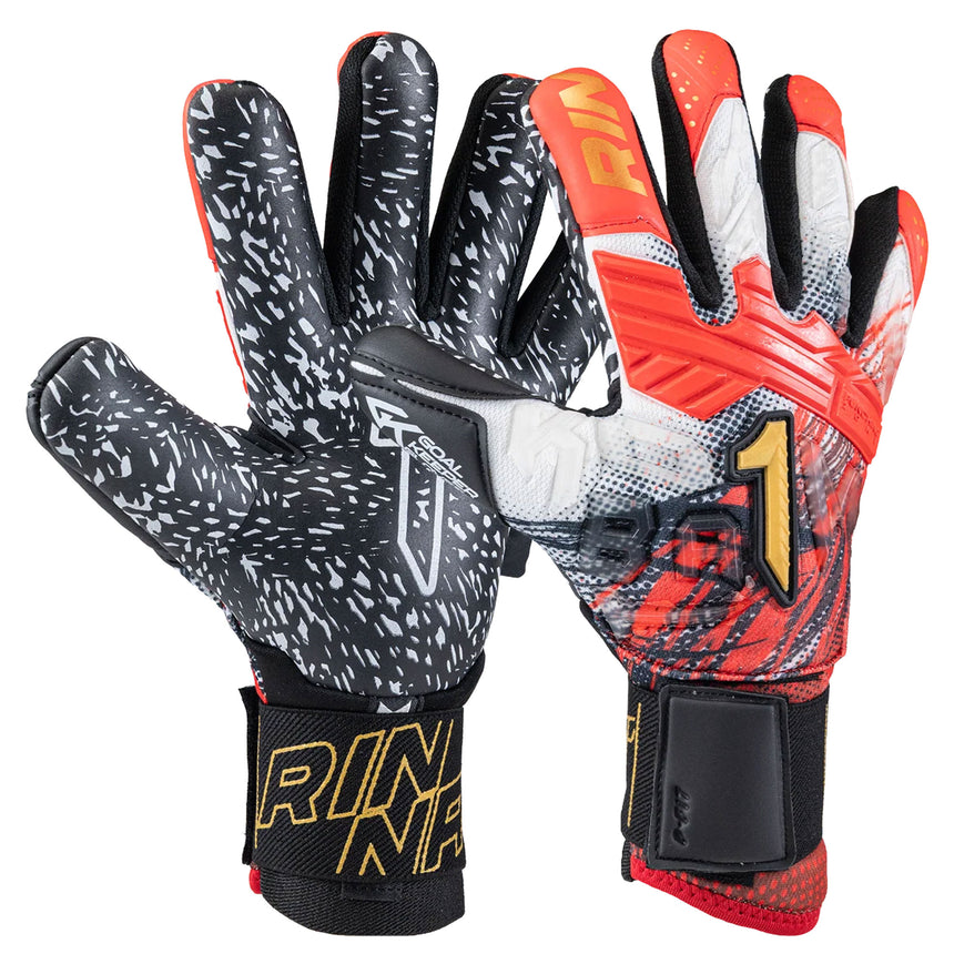 Rinat Men's Fiera Prime Spines Goalkeeper Gloves Red/Black Both