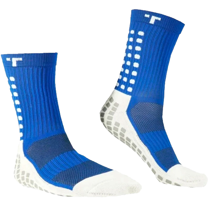 TRUsox 3.0 Mid-Calf Cushioned Grip Socks Royal Both
