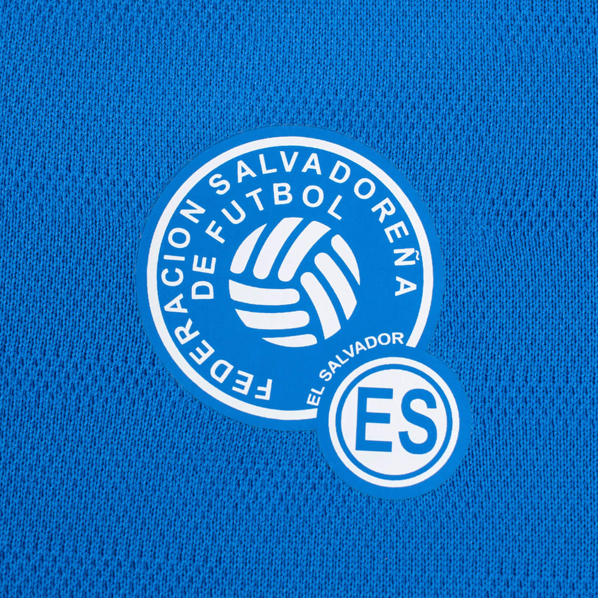 Umbro Kids El Salvador 2025/26 Home Jersey Blue/White Neck Detail