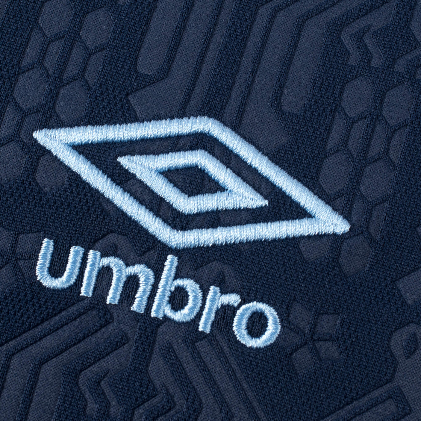Umbro Men's Guatemala 2025/26 Long Sleeve Away Jersey Blue Umbro Logo
