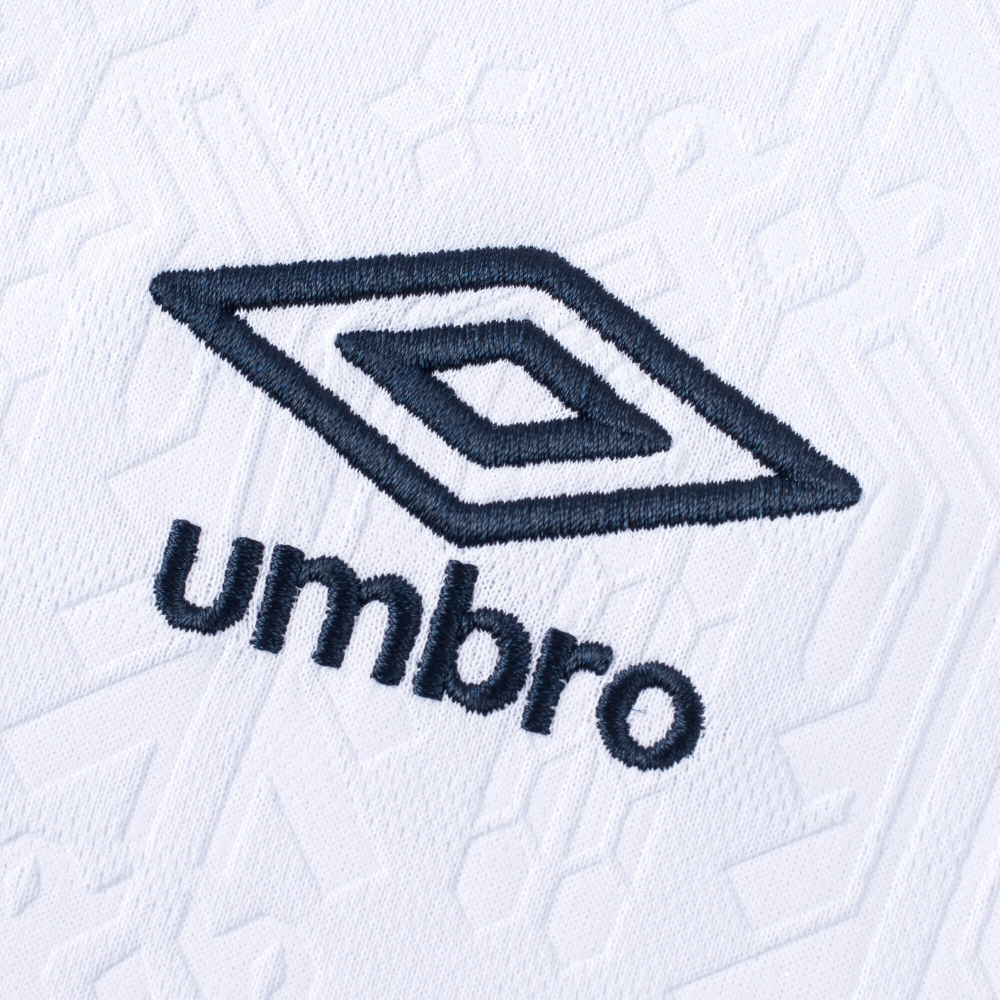 Umbro Men's Guatemala 2025/26 Long Sleeve Home Jersey White Umbro Logo