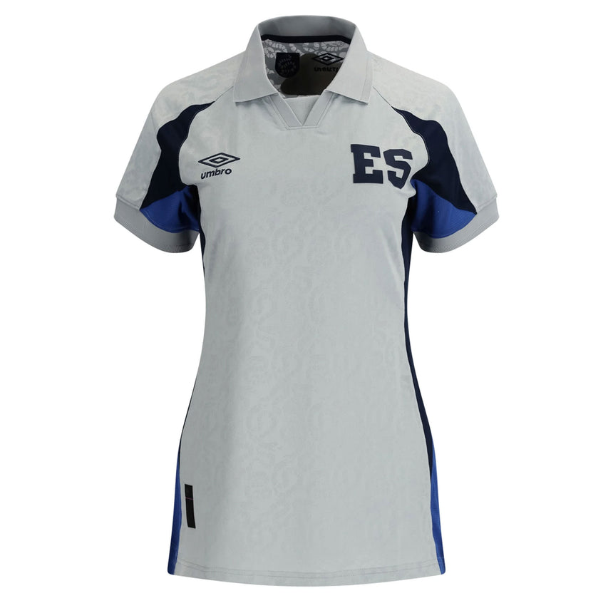 Umbro Women's El Salvador 2026 Away Jersey Gray Front