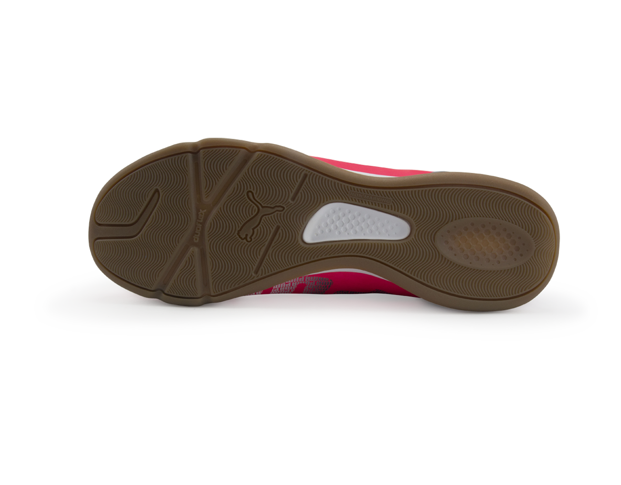 PUMA Men's 4.3 Indoor Soccer Shoes Bright Plasma/White/Peacoat