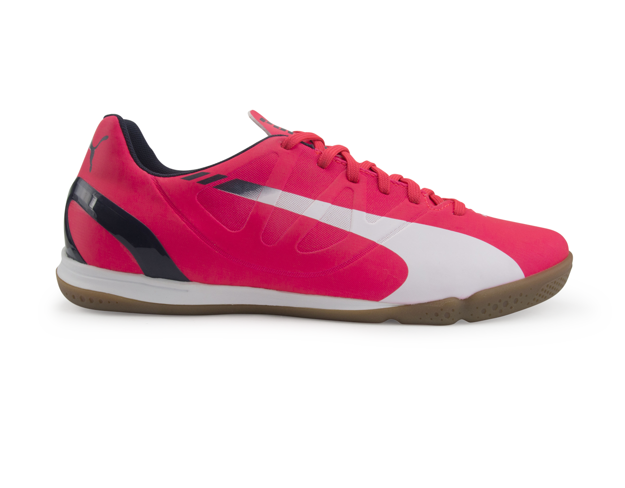 PUMA Men's 4.3 Indoor Soccer Shoes Bright Plasma/White/Peacoat