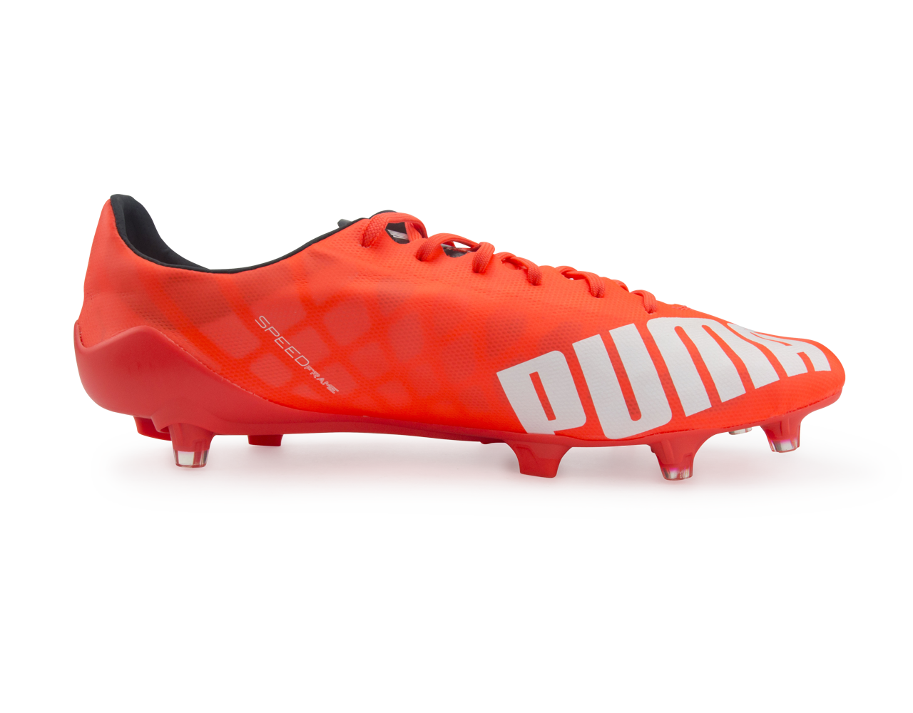 PUMA Men's evoSPEED SL FG Lava Blast/White/Total Eclipse