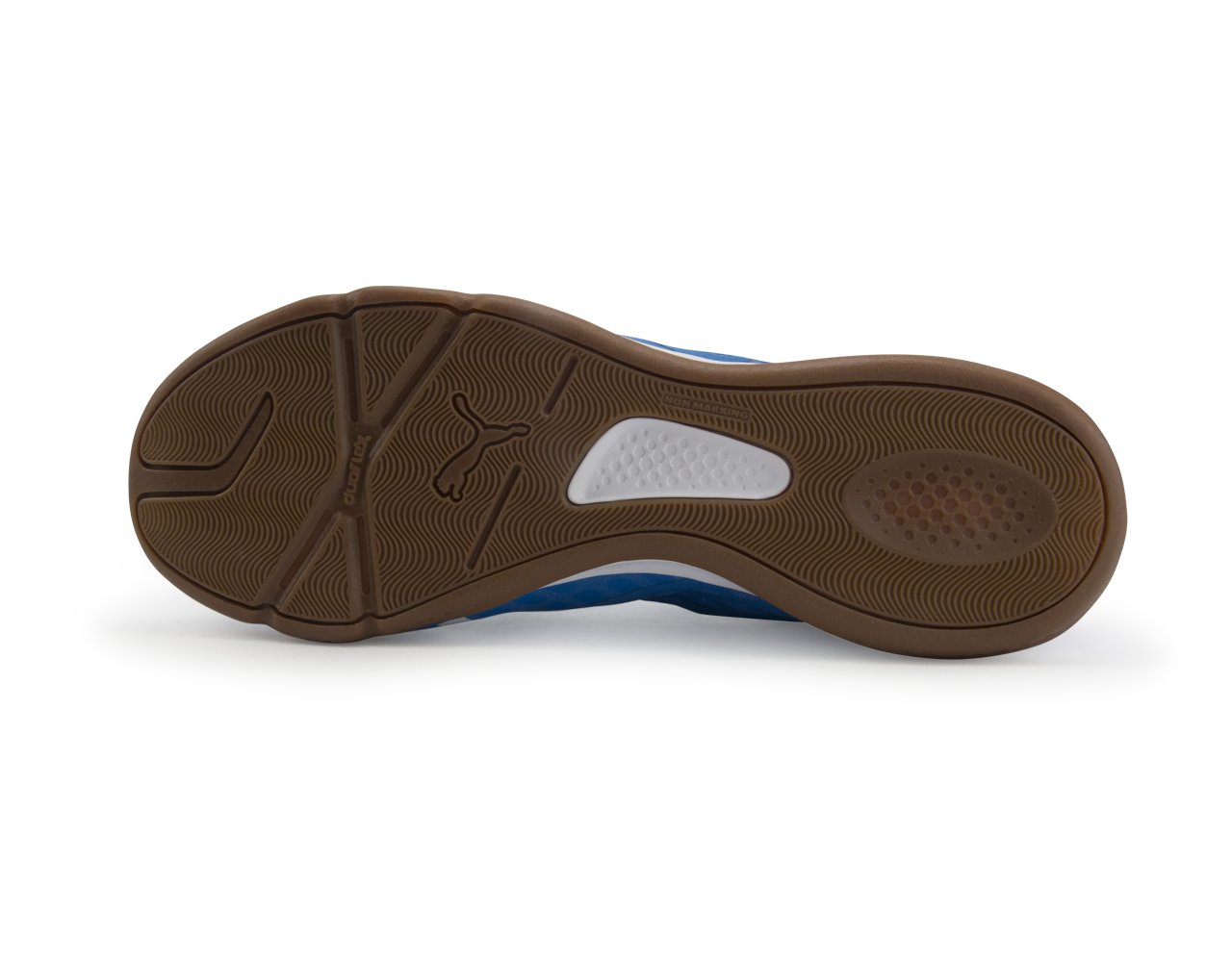 PUMA Men's evoSPEED Sala 3.4 Indoor Soccer Shoes Electric Blue/White/Orange