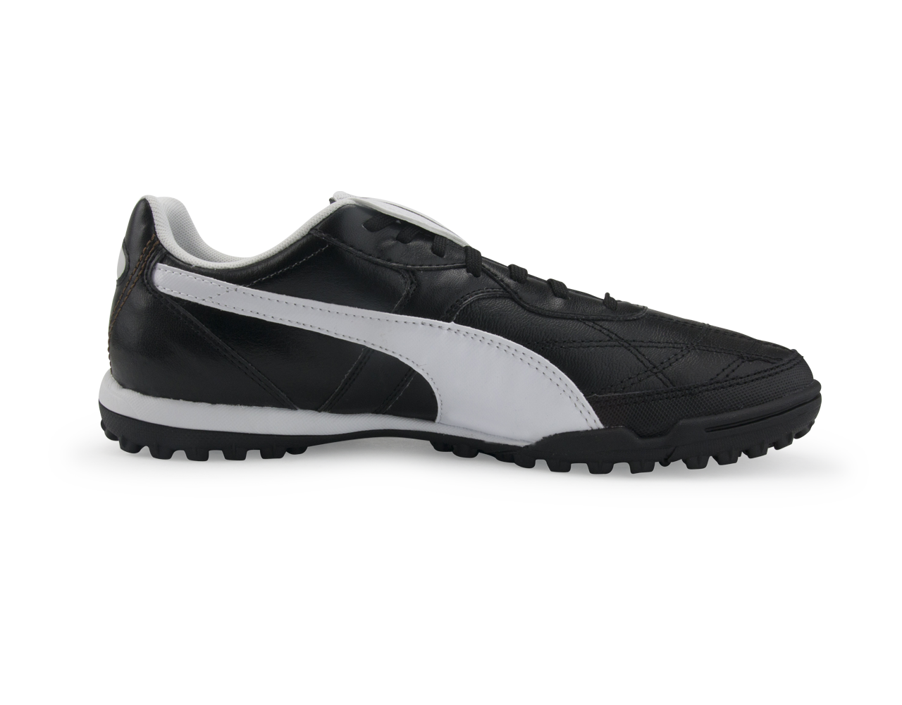 PUMA Men's Esito Classico Turf Soccer Shoes Black/White/Bronze