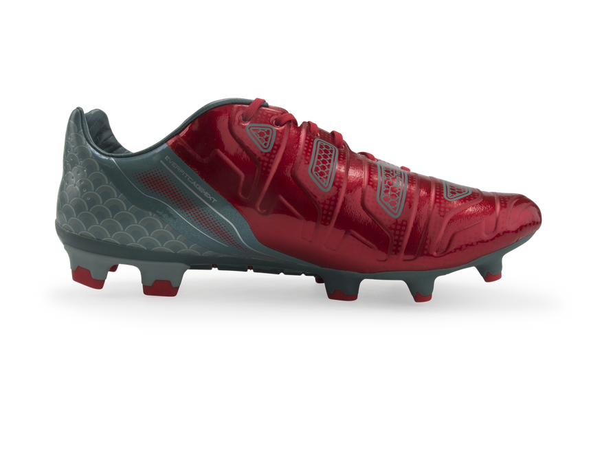 PUMA Men's evoPOWER 1.2 Graphic FG High Risk Red/White/Sea Pine