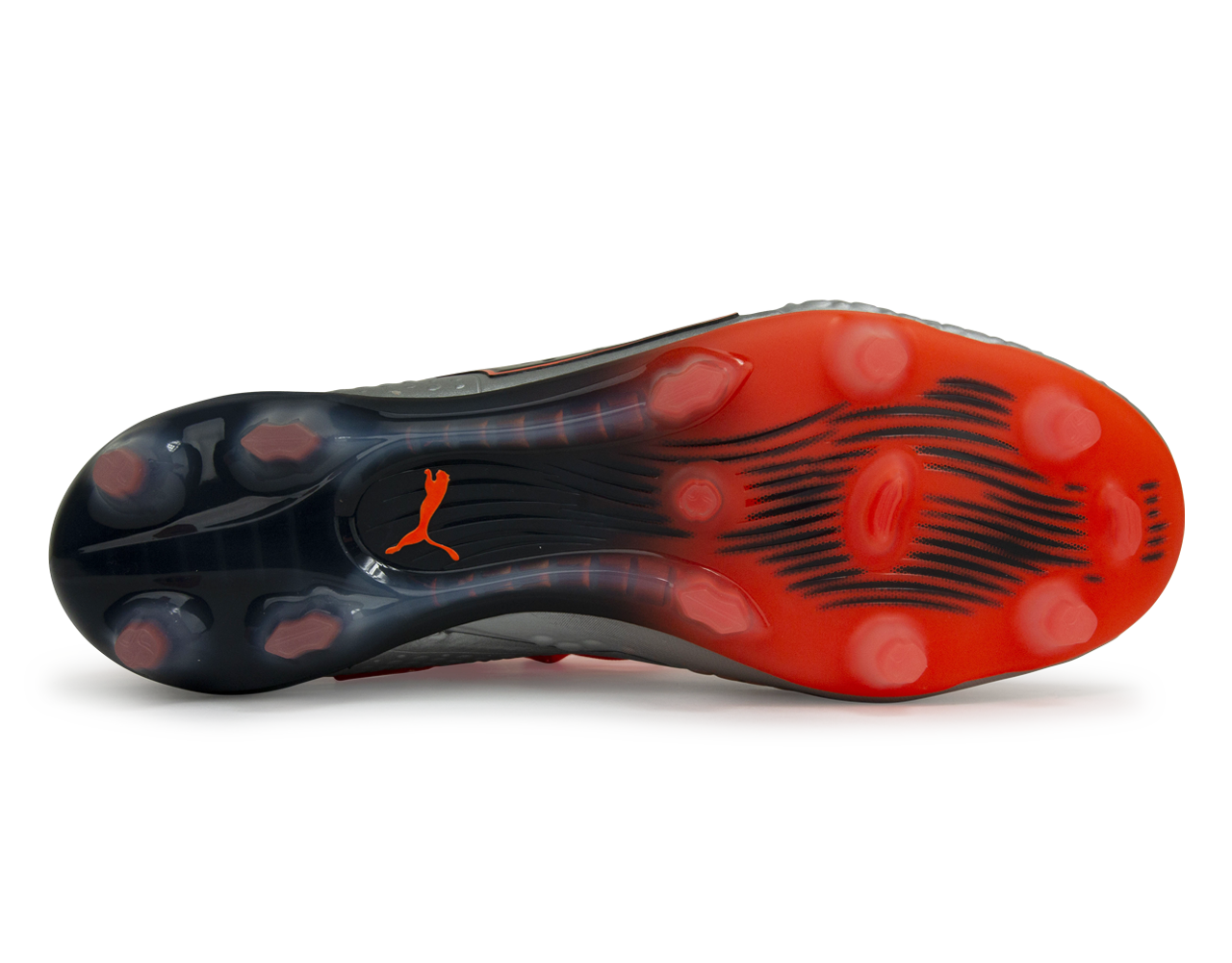 PUMA Men's One 1 Syn FG/AG Silver Orange/Black