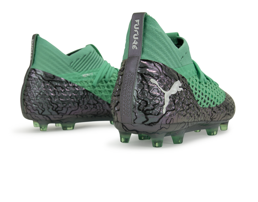 PUMA Men's FUTURE 2.1 NETFIT FG/AG Shift Green/White
