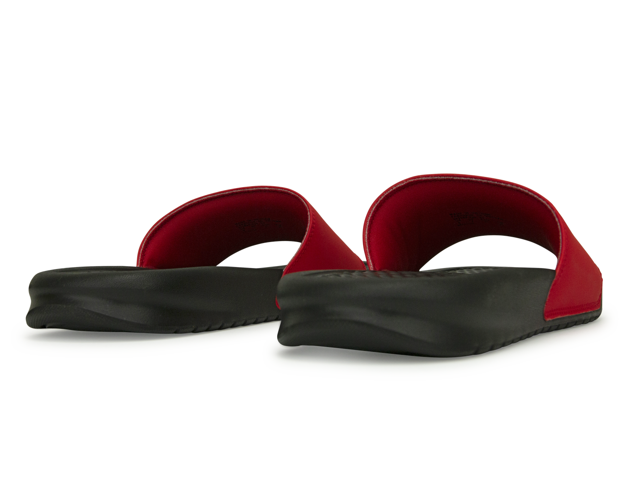 Nike Men's Benassi JDI Sandal Black/Red Rear