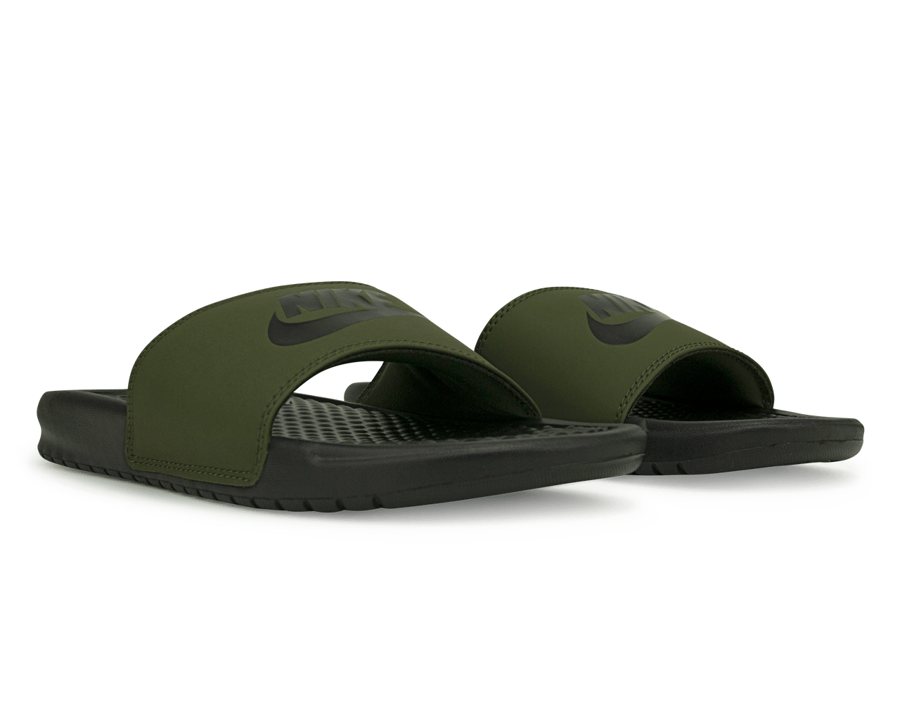 Nike Men's Benassi JDI Sandal Cargo Khaki/Black Together