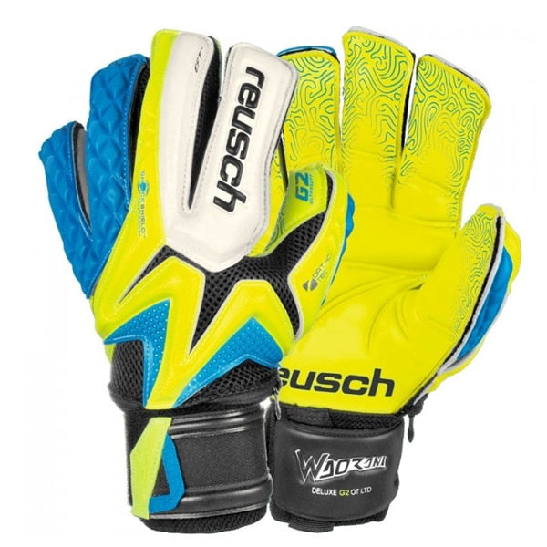 Reusch Men's Goalkeeper Waorani Deluxe G2 LTD Ortho-Tech Gloves Volt