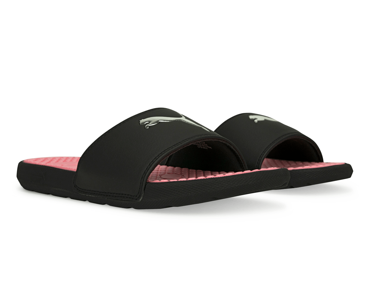 PUMA Women's Cool Cat Sandals Black/Pink Together