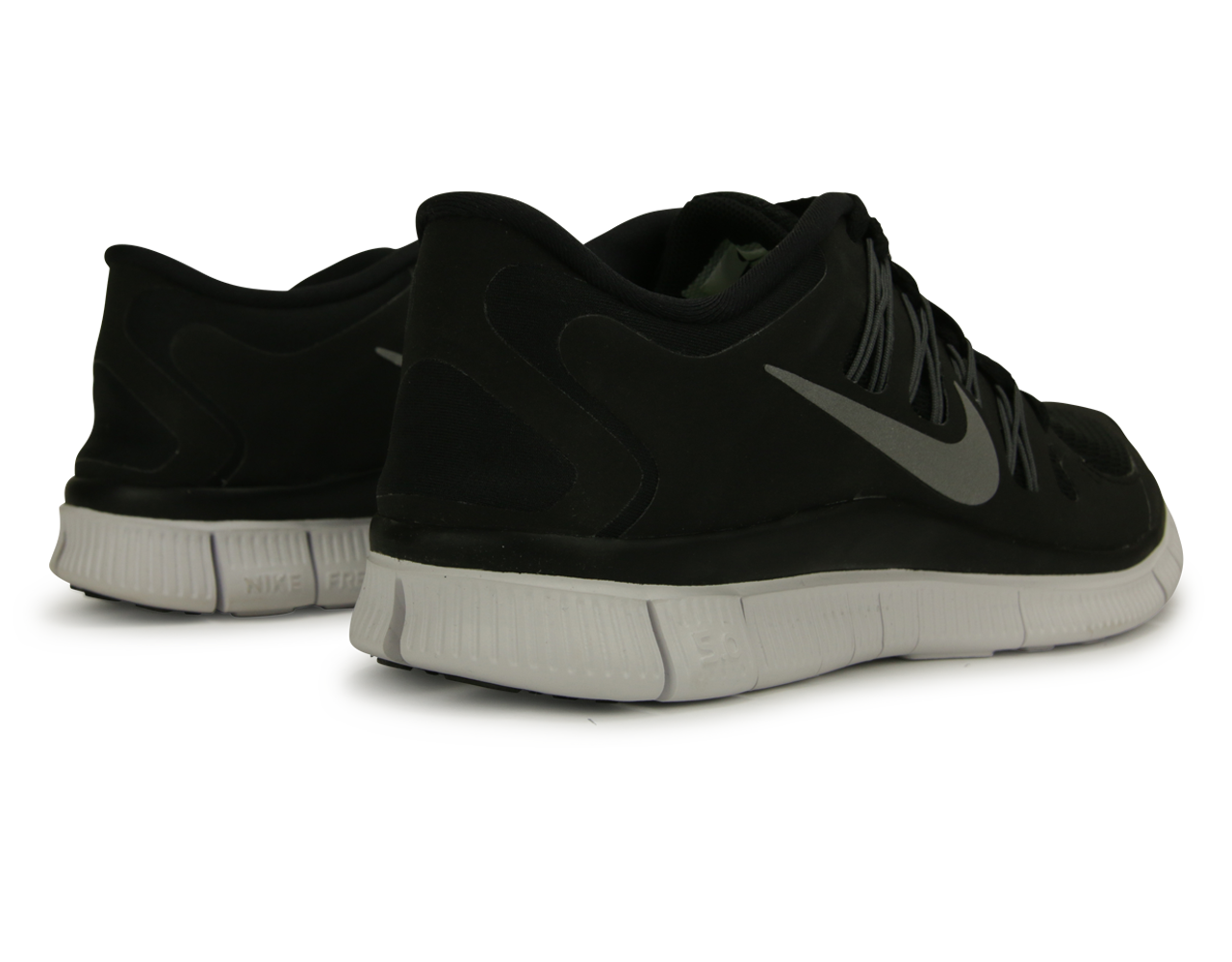 Nike Women's Free 5.0+ Running Shoes Black/White