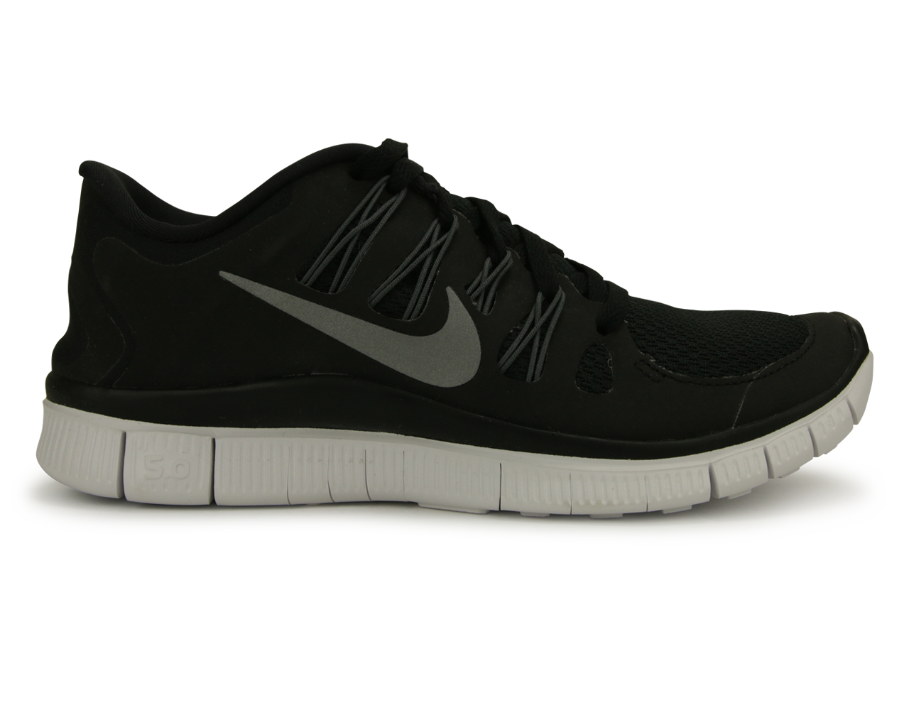 Nike Women's Free 5.0+ Running Shoes Black/White